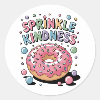 Sticker Rond Sprinter la gentillesse | Donut