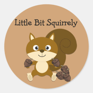 Sticker Rond Squirrely