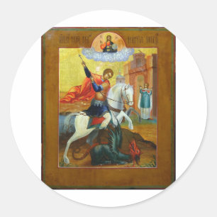 Sticker Rond St. George