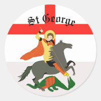 St George et le Dragon et la Croix de St George