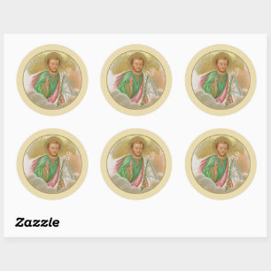 Sticker Rond St. Joseph d'une "carte de pèlerinage" (Détail; B