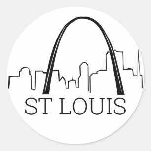 Sticker Rond St. Louis, Missouri