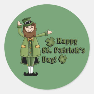 Sticker Rond St Patrick Vous Souhaite Une Bonne St Pats Day