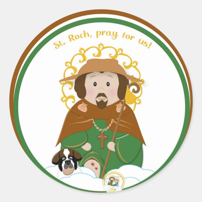 Sticker Rond St. Roch (Devant)
