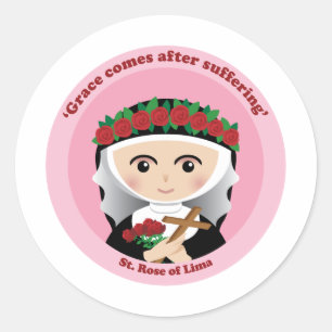 Sticker Rond St Rose de Lima