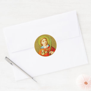 Sticker Rond St. Stephen le ProtoMartyr (SNV 26)