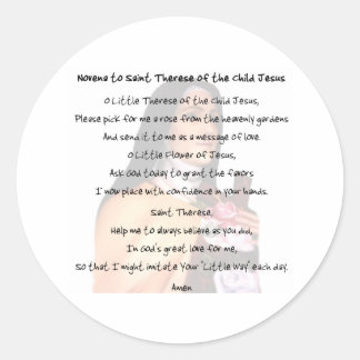 Sticker Rond St Therese