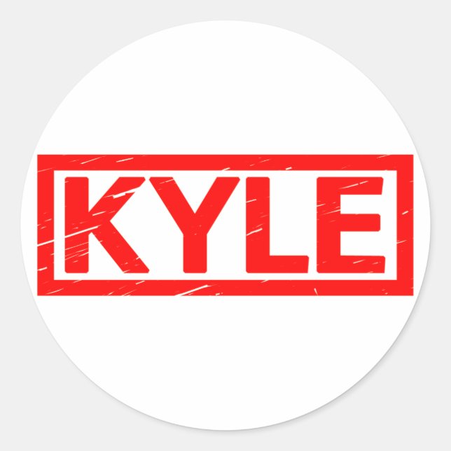 Sticker Rond Stamp Kyle (Devant)