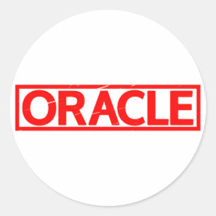 Sticker Rond Stamp Oracle