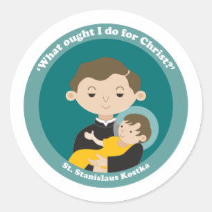 Sticker Rond Stanislaus Kostka