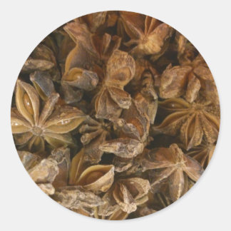 Sticker Rond Star Anise