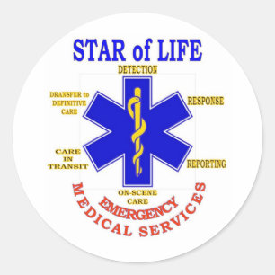 STICKER ROND STAR DE VIE