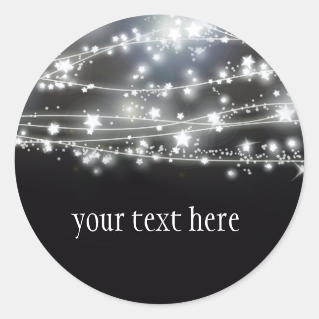 Sticker rond Stars (Devant)