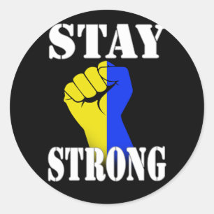 Sticker Rond Stay Strong 