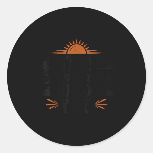 Sticker Rond Stay Tomorrow Needs You, Suicide Awareness Mental  (Devant)