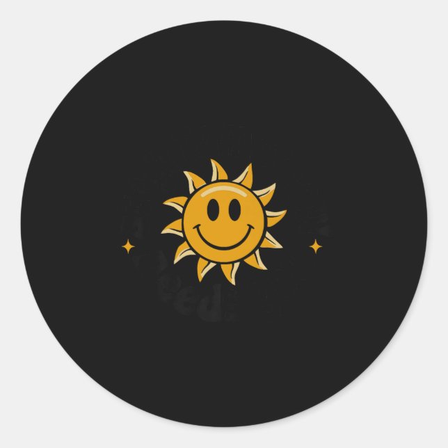 Sticker Rond Stay Tomorrow Needs You, Suicide Awareness Mental  (Devant)