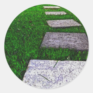 Sticker Rond Stepping Stones par Shirley Taylor