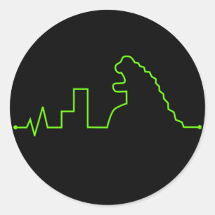 Sticker Rond Stetozilla