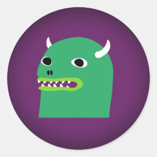 Sticker Rond Stick HipMonster