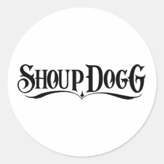 Sticker Rond Stick Shoup Dogg