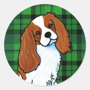 Sticker Rond Sticke rond classique Cavalier King Charles