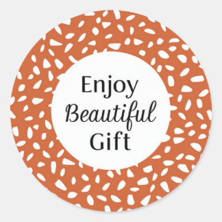 Sticker Rond Sticke Rond Classique Profitez d'une belle concept