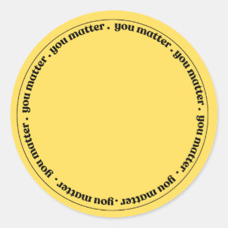 Sticker Rond Stickers: You Matter from The Program