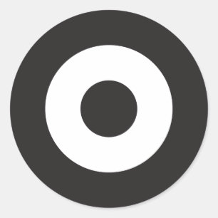 Sticker Rond Sticleur rond à deux tons