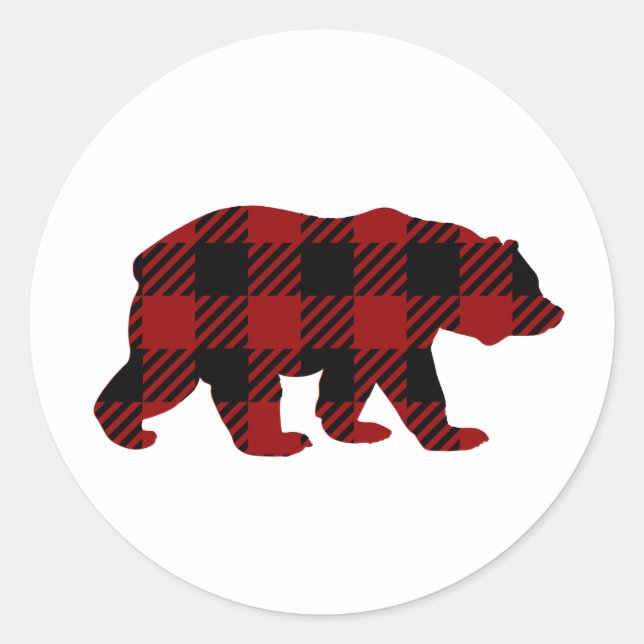 Sticker Rond Sticule d'ours plaquée de buffle (Devant)