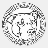 Sticule pare-chocs rond du logo du Staffordshire T