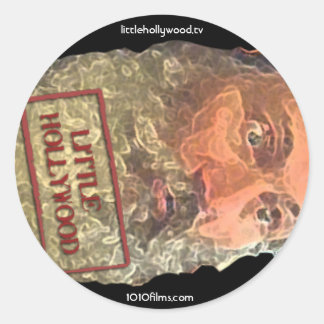 Sticker Rond Sticule Timbre Philosophe Salle De Bain