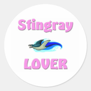 Sticker Rond Stingray Lover