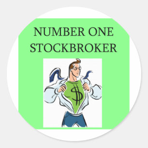Sticker Rond stock de Wall Street, investisseur du marché
