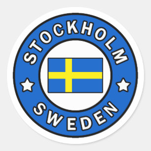 Sticker Rond Stockholm Suède