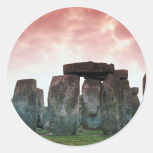 Sticker Rond Stonehenge