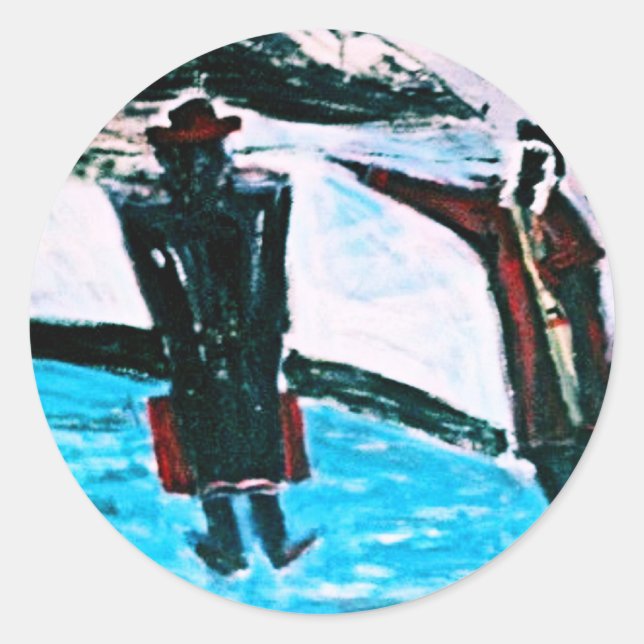 STICKER ROND STRAIGHT JACKIN II (Devant)