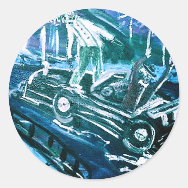 STICKER ROND STRAIGHT JACKIN III (Devant)