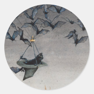 Sticker Rond Straight on Till Morning