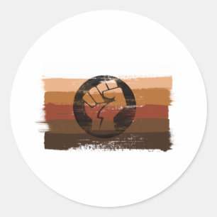 STICKER ROND STRIPES BIPOQUES PEINTES ET POIDS