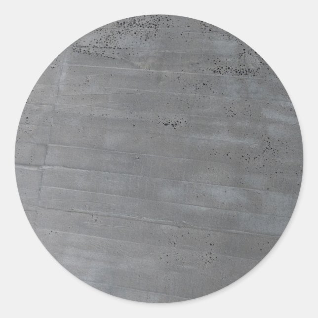 Sticker Rond Structure du ciment (Devant)