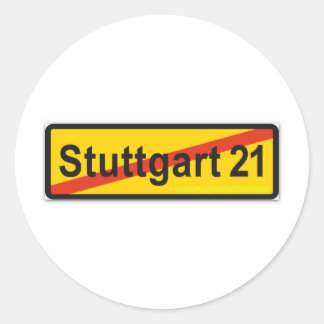 Sticker Rond Stuttgart
