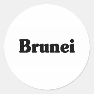 Sticker Rond Style classique Brunei