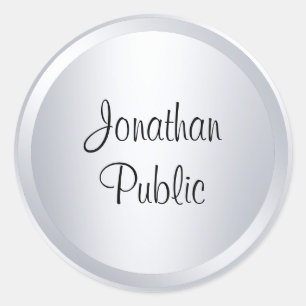 Sticker Rond Style de Modèle moderne
