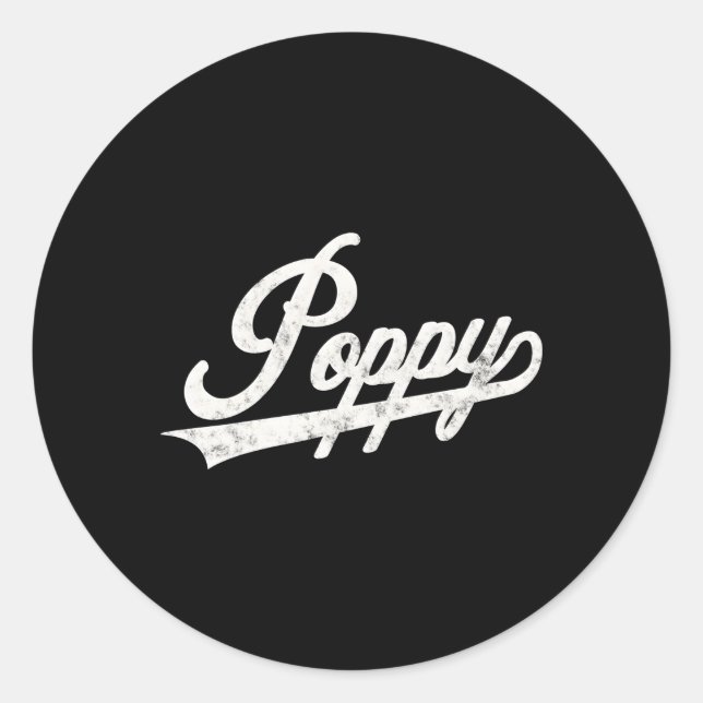 Sticker Rond Style Populaire Patrie - Journée S Pour Papa Grand (Devant)