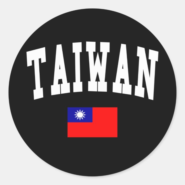 Sticker Rond Style taïwanais (Devant)