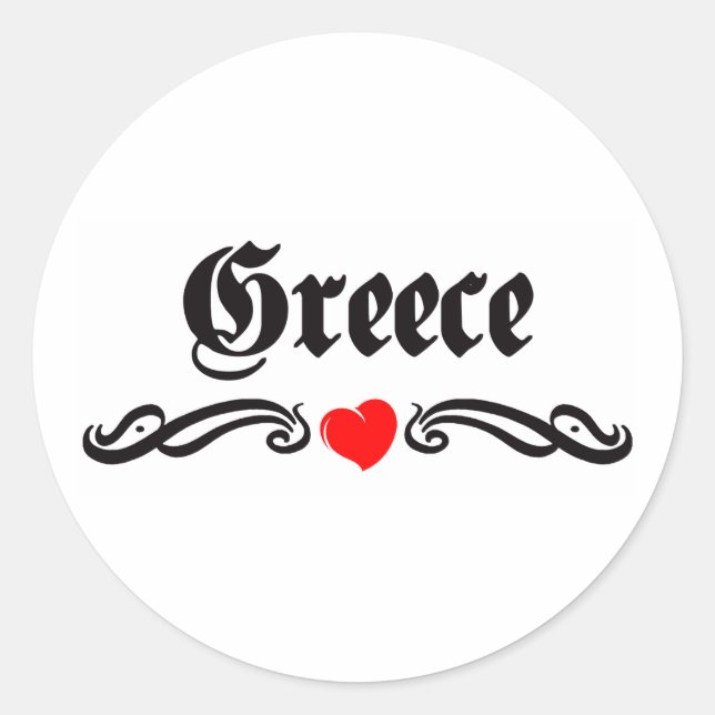 Sticker Rond Style tatouage guadeloupe (Devant)