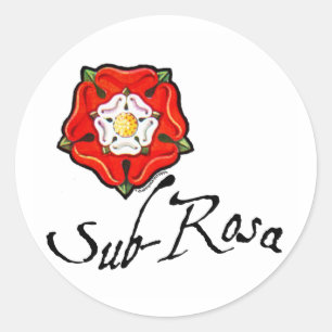 Sticker Rond Sub Rosa