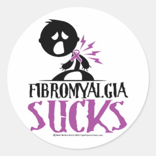 Sticker Rond Sucks de fibromyalgie