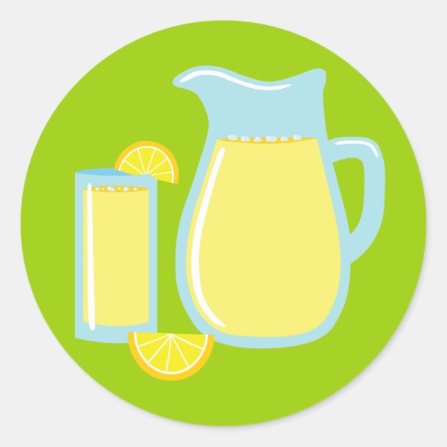 Sticker Rond Sucrée Lemonade (Devant)
