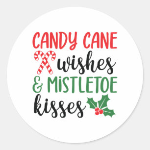 Sticker Rond Sucres de canne et bisous
